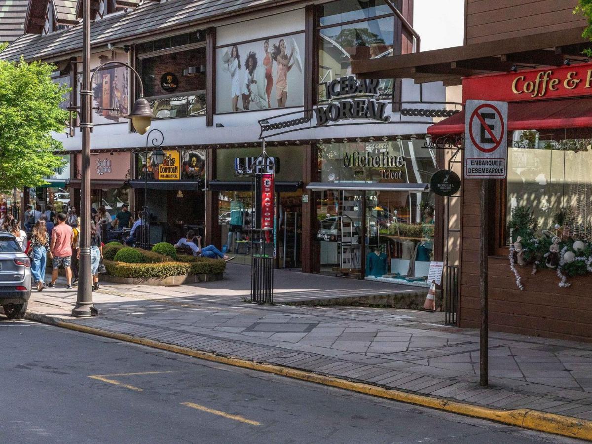 Locar-In Gramado- 100M Rua Coberta Lejlighed Eksteriør billede