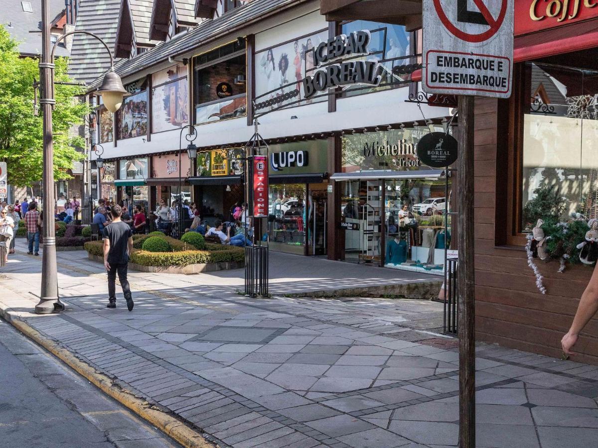 Locar-In Gramado- 100M Rua Coberta Lejlighed Eksteriør billede